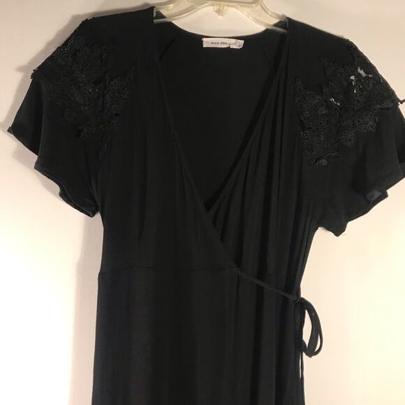 Mod Ref Black HiLo Wrap Dress NWOT - Picture 3 of 8